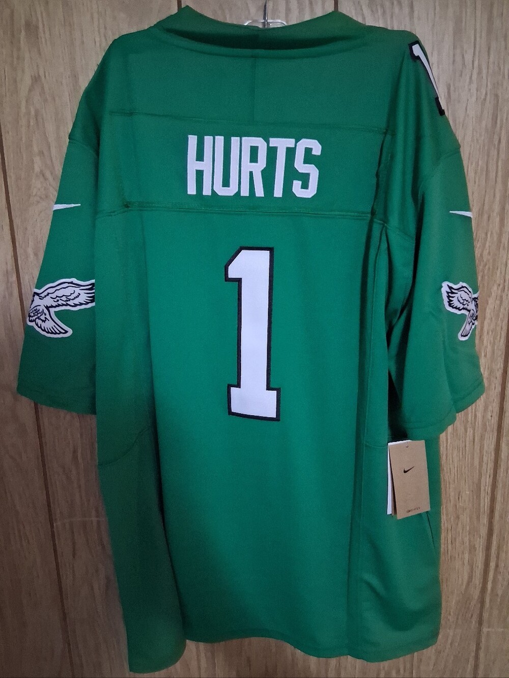 Sports Card With Jalen Hurts Philadelphia Phillies fuse home Large jersey